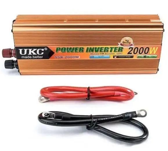 Преобразователь UKC PO-495 AC/DC 2000W SSK автомобильный