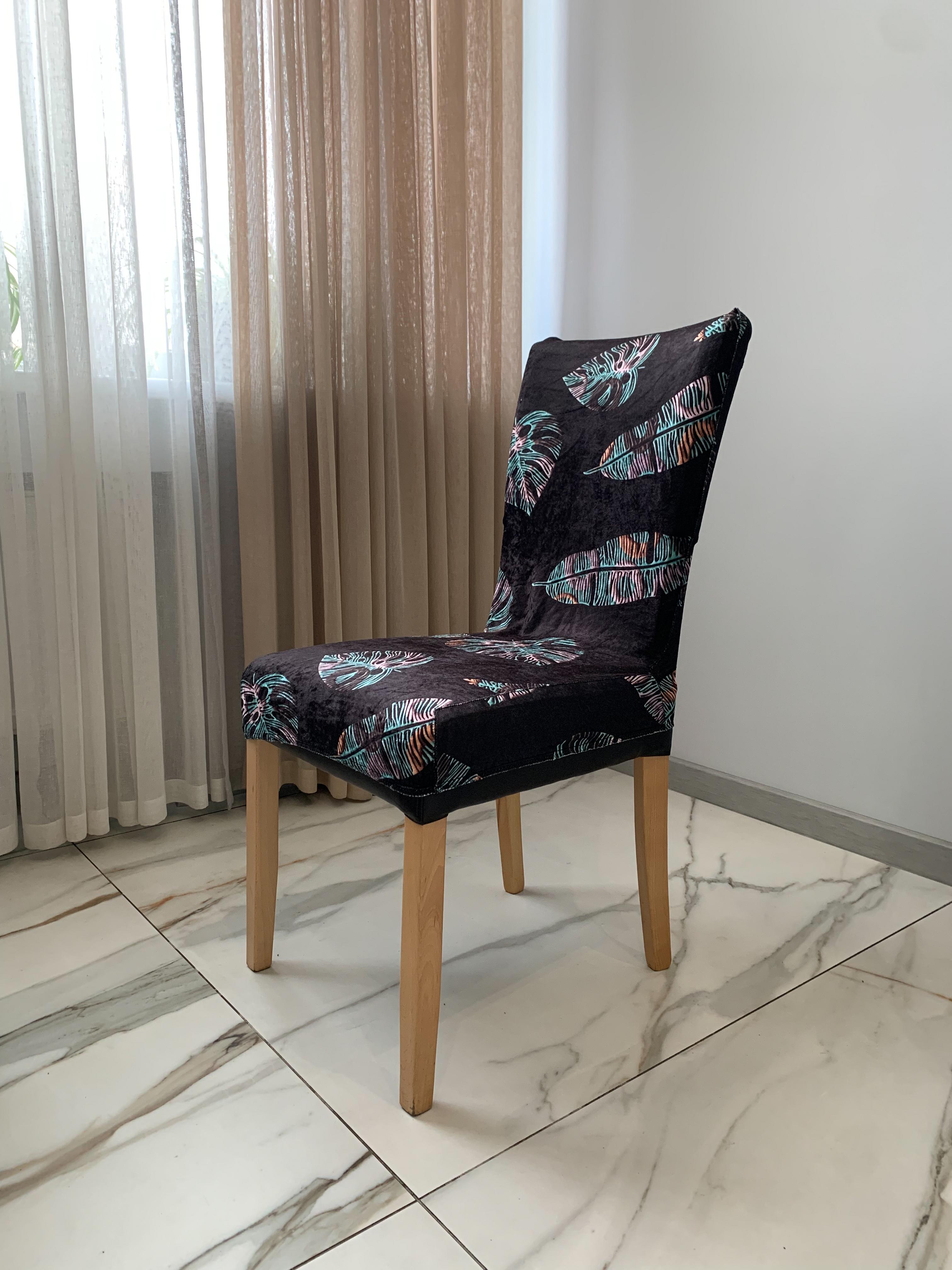 Чехол на стул Лист натяжной со спинкой универсальный (2190142616) Чехол на стул Лист натяжной со спинкой универсальный (2190142616)