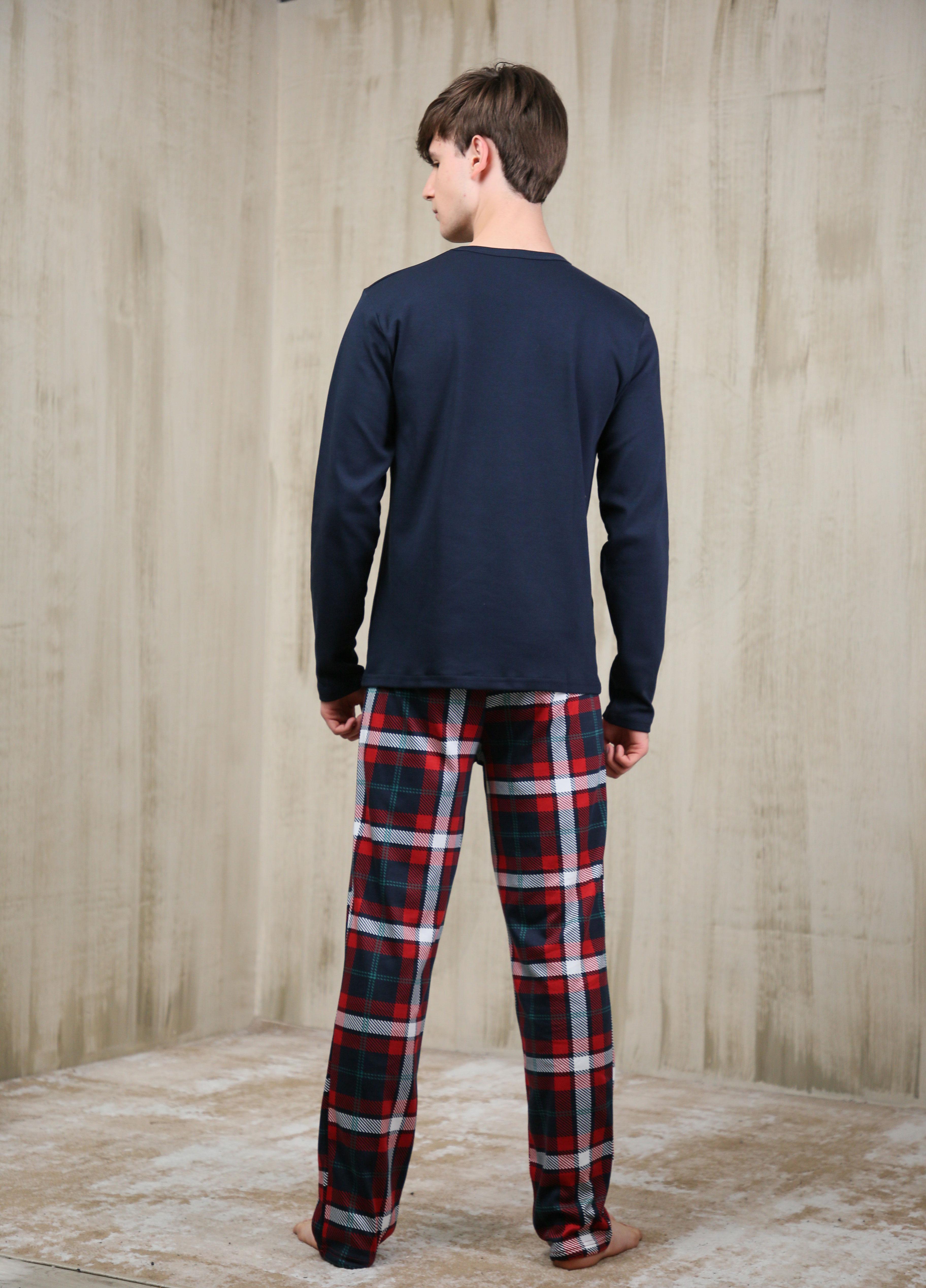 Піжама чоловіча Наталюкс L Темно-синій (9416103249731) - фото 4 Піжама чоловіча Наталюкс L Темно-синій (9416103249731) - фото 4