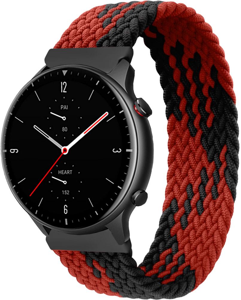 Ремешок Solo Loop Multi для Amazfit GTR 2 (135 мм) Black/Red (33745-44)