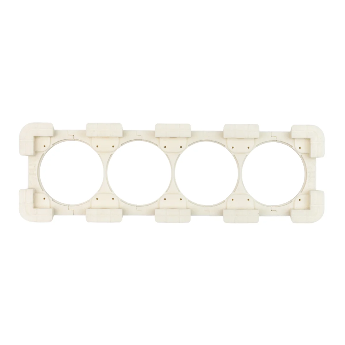 Рамка для скрытых розеток и выключателей Edplit на четыре позиции (E40012)