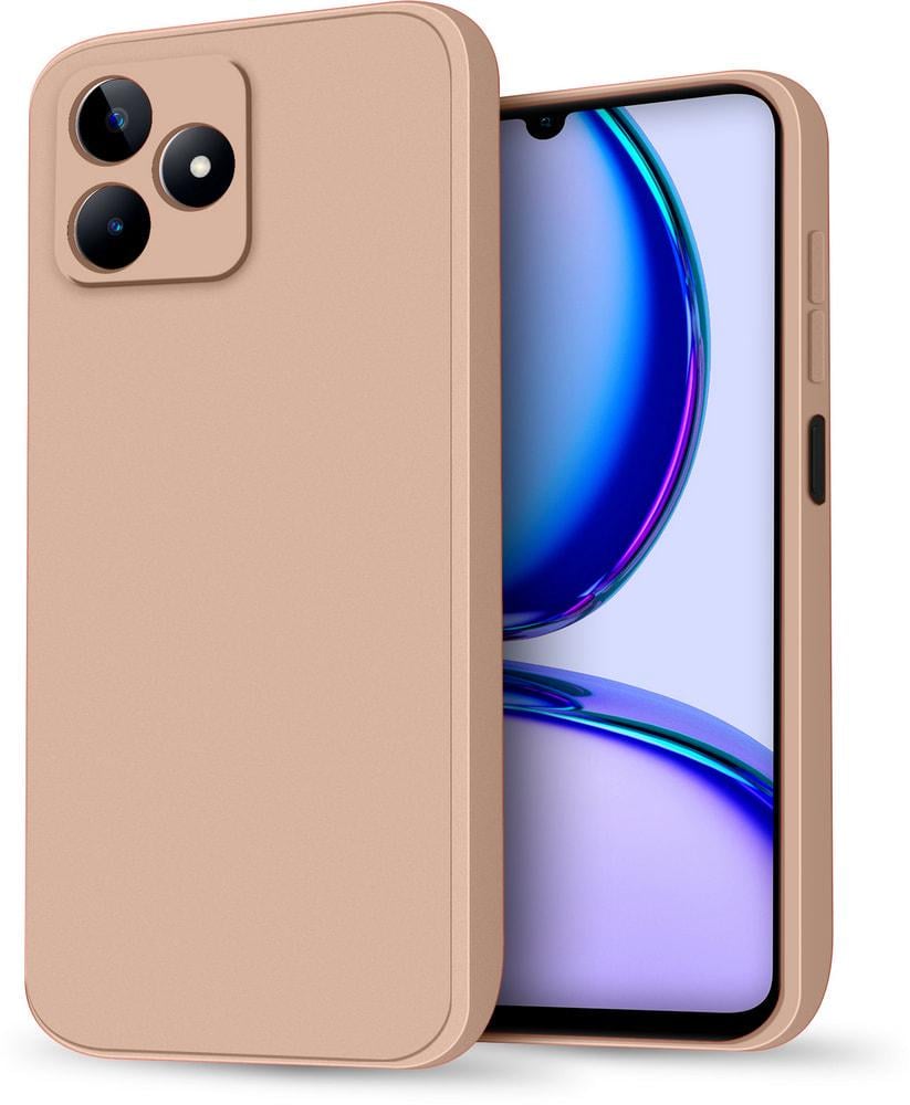 Силиконовый чехол HardCorner Realme C53 (с микрофиброй) Powdery (34425-0C)