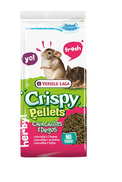 Корм для шиншилл и дегу Versele-Laga Crispy Pellets Chinchillas & Degus 1 кг