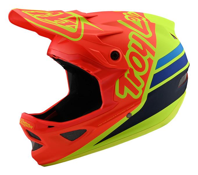 Велошлем TLD D3 Fiberlite Silhoette L Orange/Yellow (198757024)