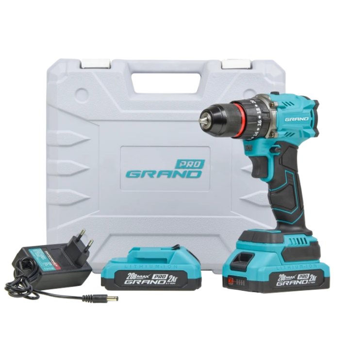 Шуруповерт аккумуляторный Grand ДА-20/2 UBL PRO NEW INDUSTRIAL LINE (9959916) Шуруповерт аккумуляторный Grand ДА-20/2 UBL PRO NEW INDUSTRIAL LINE (9959916)