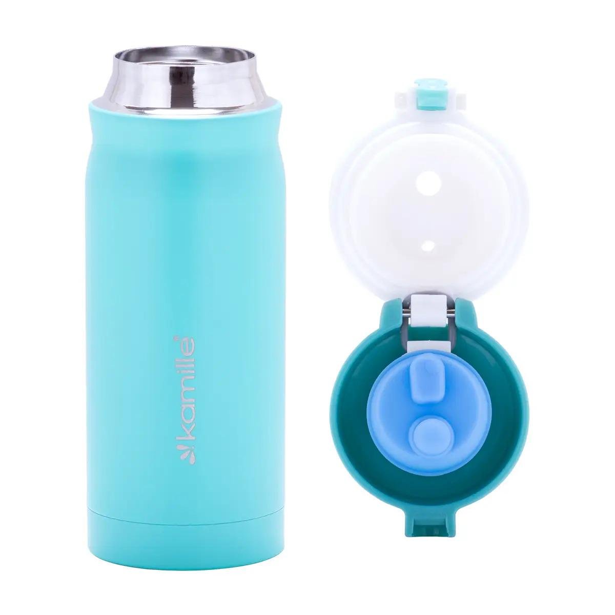 Термокухоль Kamille KM-2005-BL 360 мл Бірюзовий - фото 3 Термокухоль Kamille KM-2005-BL 360 мл Бірюзовий - фото 3