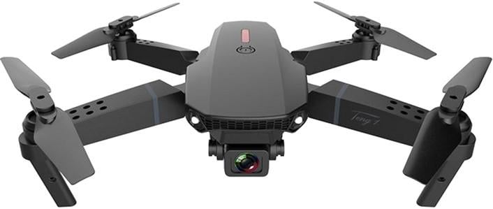 Квадрокоптер Xiamen E88 з Wi-Fi дрон з 4K і HD камерою складаний корпус Black (1707906844)