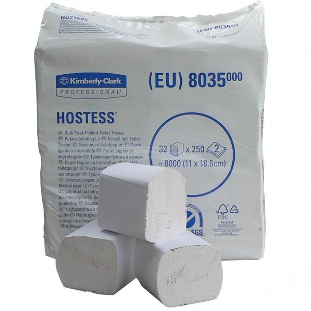 Папір туалетний Kimberly-Clark Hostess Bulk Pack 8035 32 уп. Білий - фото 2