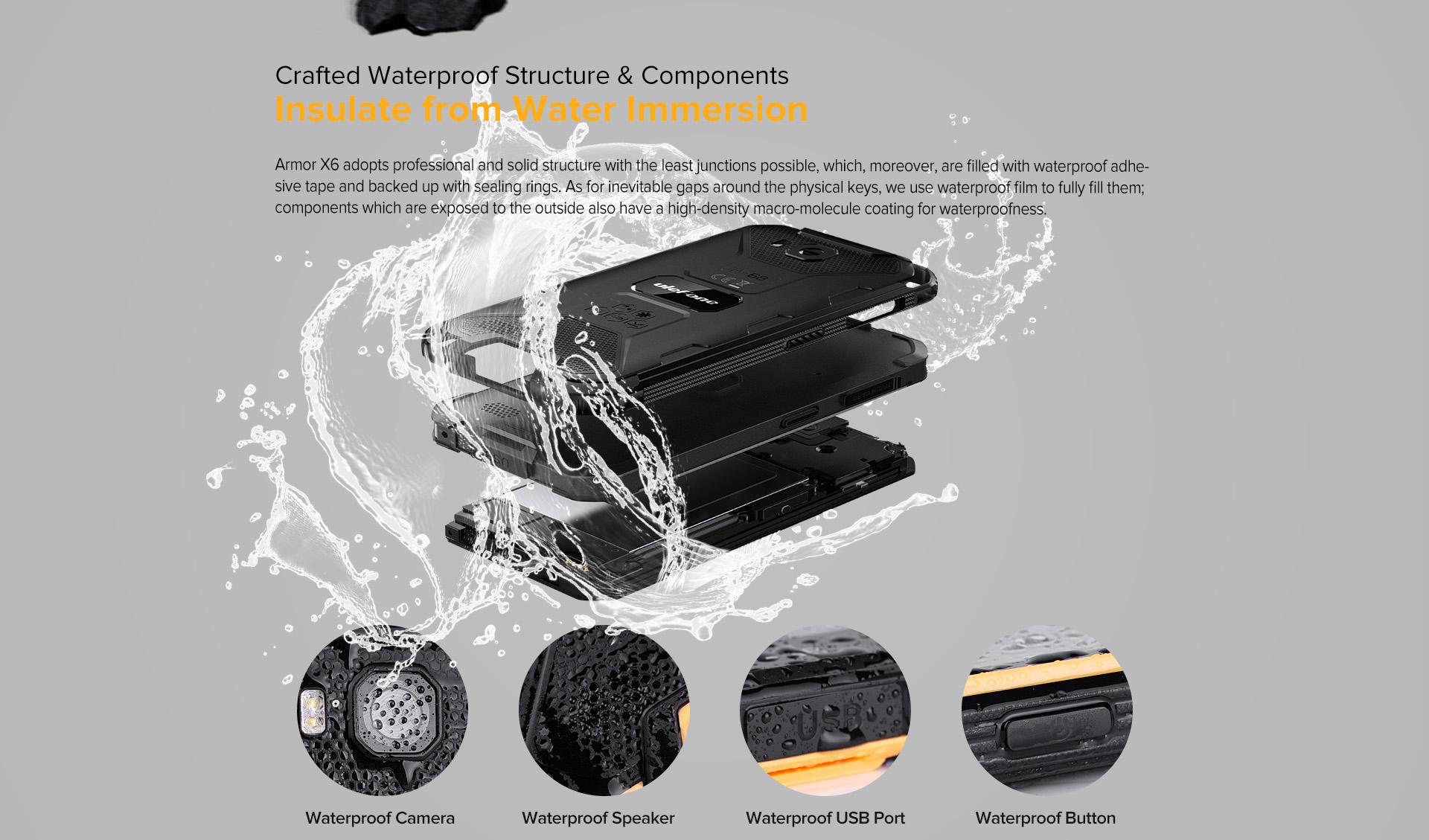 Смартфон Ulefone Armor X6 2/16 Gb Black - фото 11 Смартфон Ulefone Armor X6 2/16 Gb Black - фото 11