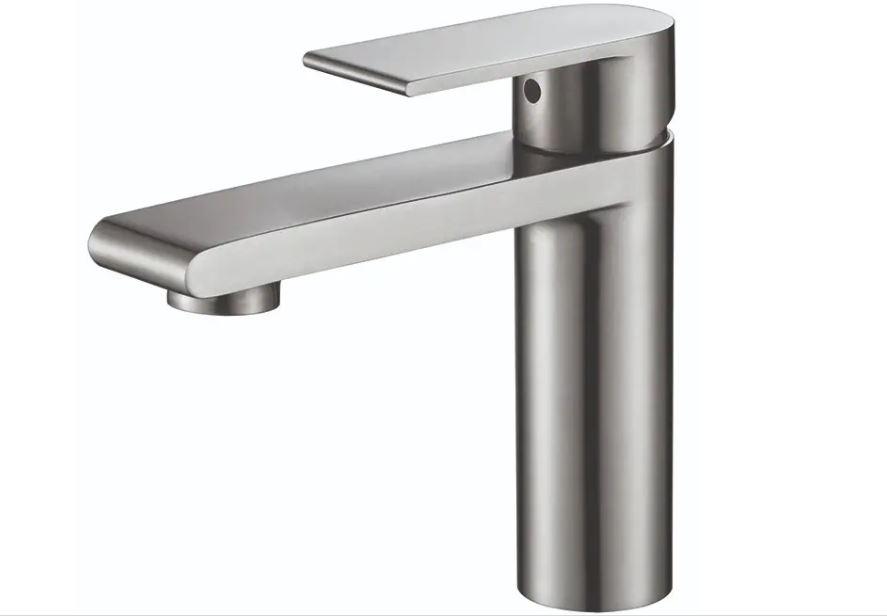 Смеситель для умывальника KOER KI-10015-02 нержавеющая сталь (KR4781)