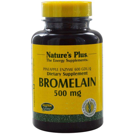 Бромелайн Nature's Plus Bromelain 500 мг 60 Tabs