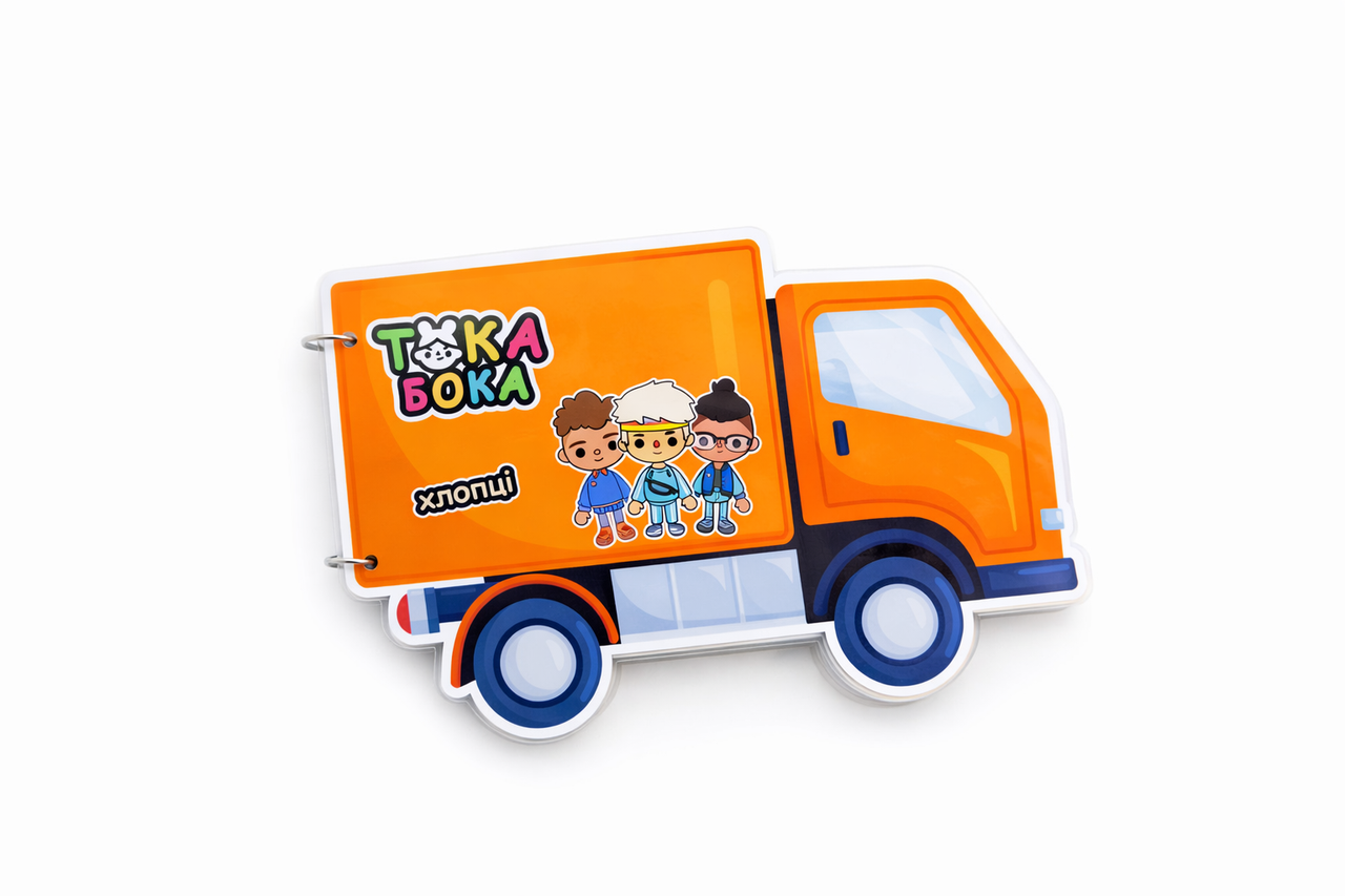 Гра для малюків на липучках Toca Boca Машинка (37694093)