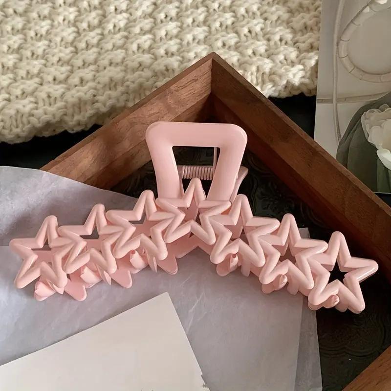 Шпилька-краб для волос со звездочками Розовый (2476286013)