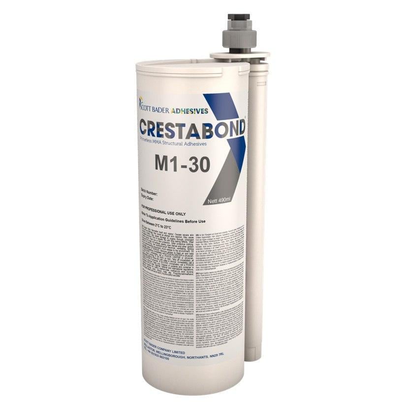 Клей акриловый двухкомпонентный Crestabond M1-30 для металлов/пластиков и композитов 490 мл (31989743) Клей акриловый двухкомпонентный Crestabond M1-30 для металлов/пластиков и композитов 490 мл (31989743)