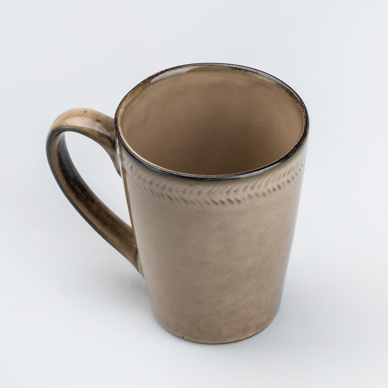 Чашка керамическая 300 мл Бежевый (2450442662)