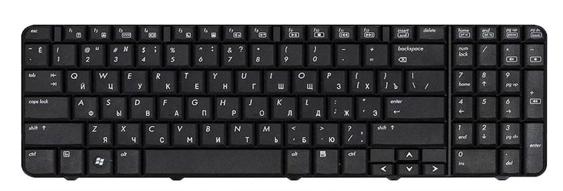 Клавіатура для ноутбука HP Presario CQ60 матова (496771-251)
