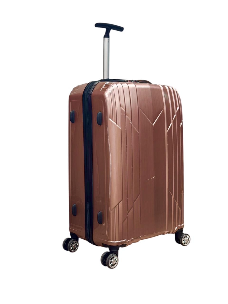 Чемодан Reymond PP003-М полипропилен на 4-х двойных колесах средний М 70 л - фото 3