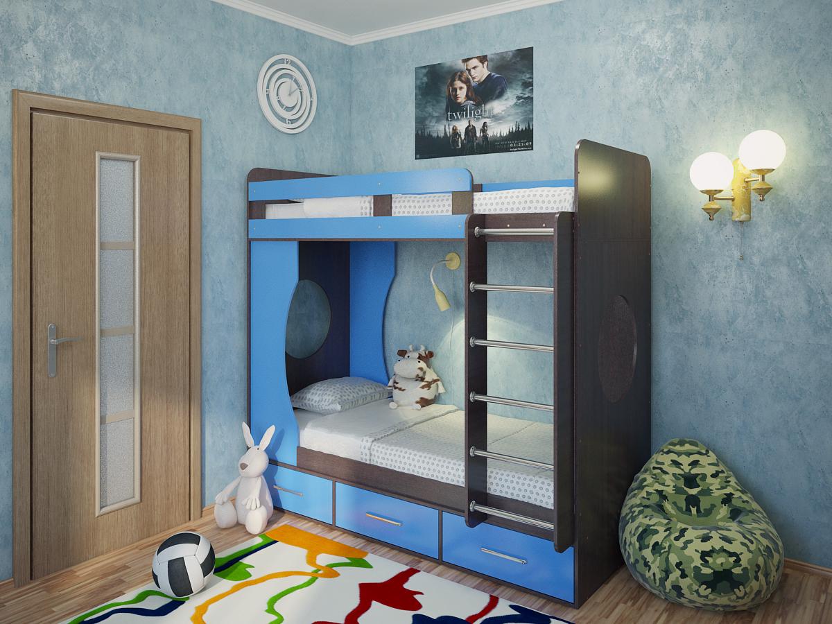 Кровать двухъярусная Fmebel Клайпеда 80x190 см