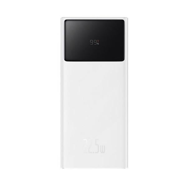 Повербанк Baseus Star-Lord PPXJ060102 22,5 Вт 30000 mAh быстрая зарядка Type-C 2USB Белый (1782770266)