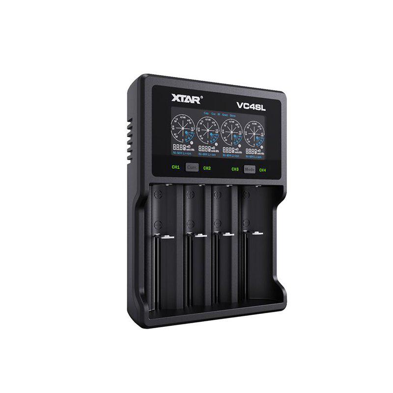 Зарядний пристрій Xtar VC4SL Ni-Cd/Ni-Mh/Li-Ion USB-C QC3.0 LCD дисплей (25994166) - фото 2
