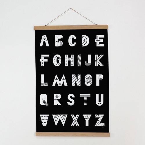 Постер тканевый на стену English alphabet 60х93 см (TPSR_22S060) Постер тканевый на стену English alphabet 60х93 см (TPSR_22S060)