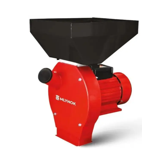 Кормоподрібнювач Млинок 2,5 кВт до 240 кг/год Червоний (КМ-3500)