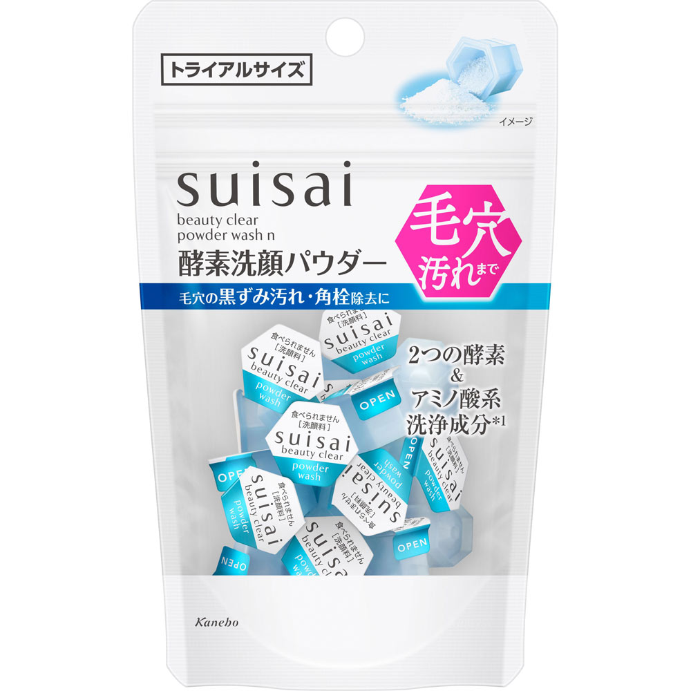 Пудра для умывания Suisai Clear Powder Wash N Trial Kanebo 0,4 г x 15 шт. (823910)