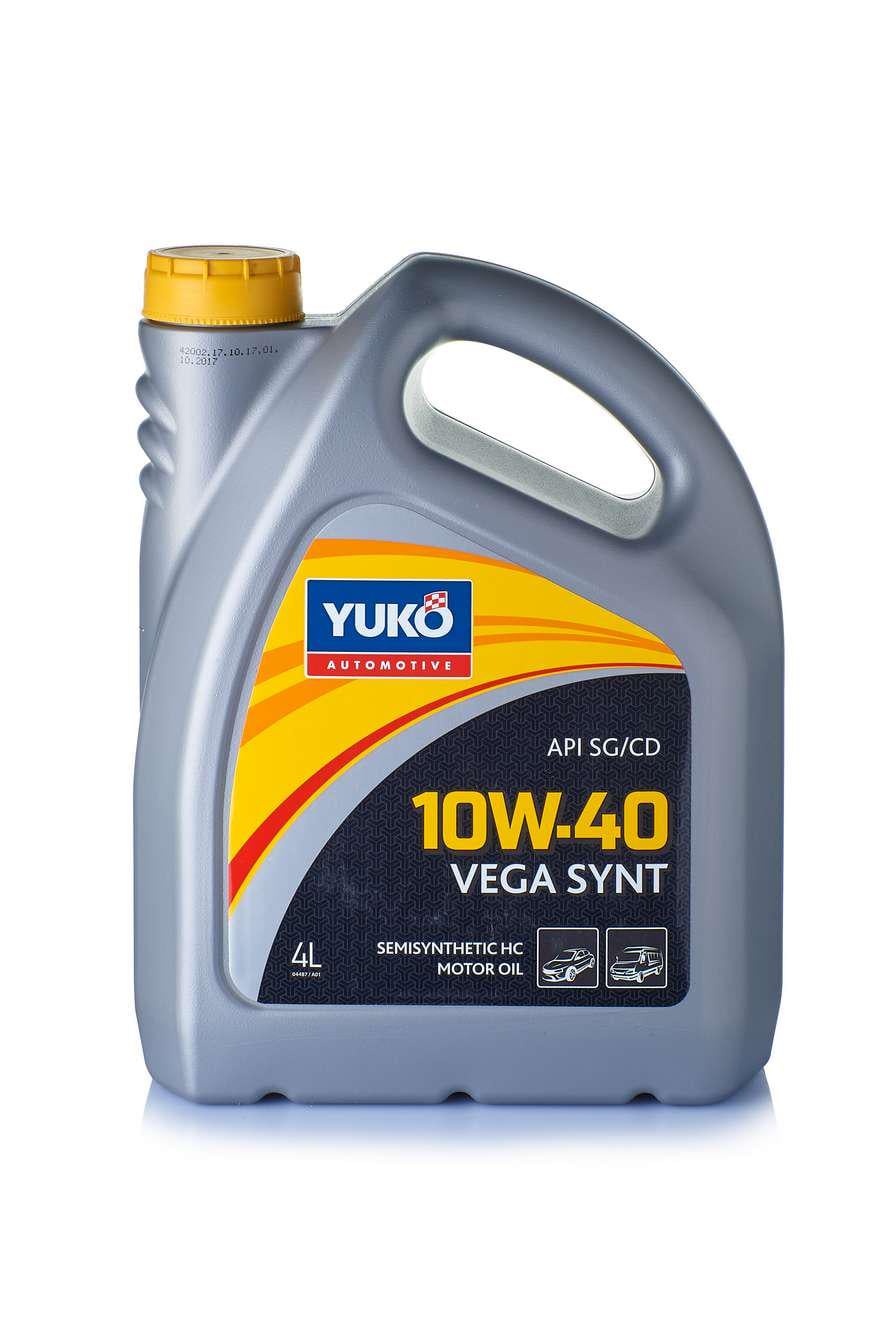 Моторное масло автомобильное YUKO VEGA SYNT 10W-40 4 л (1031)