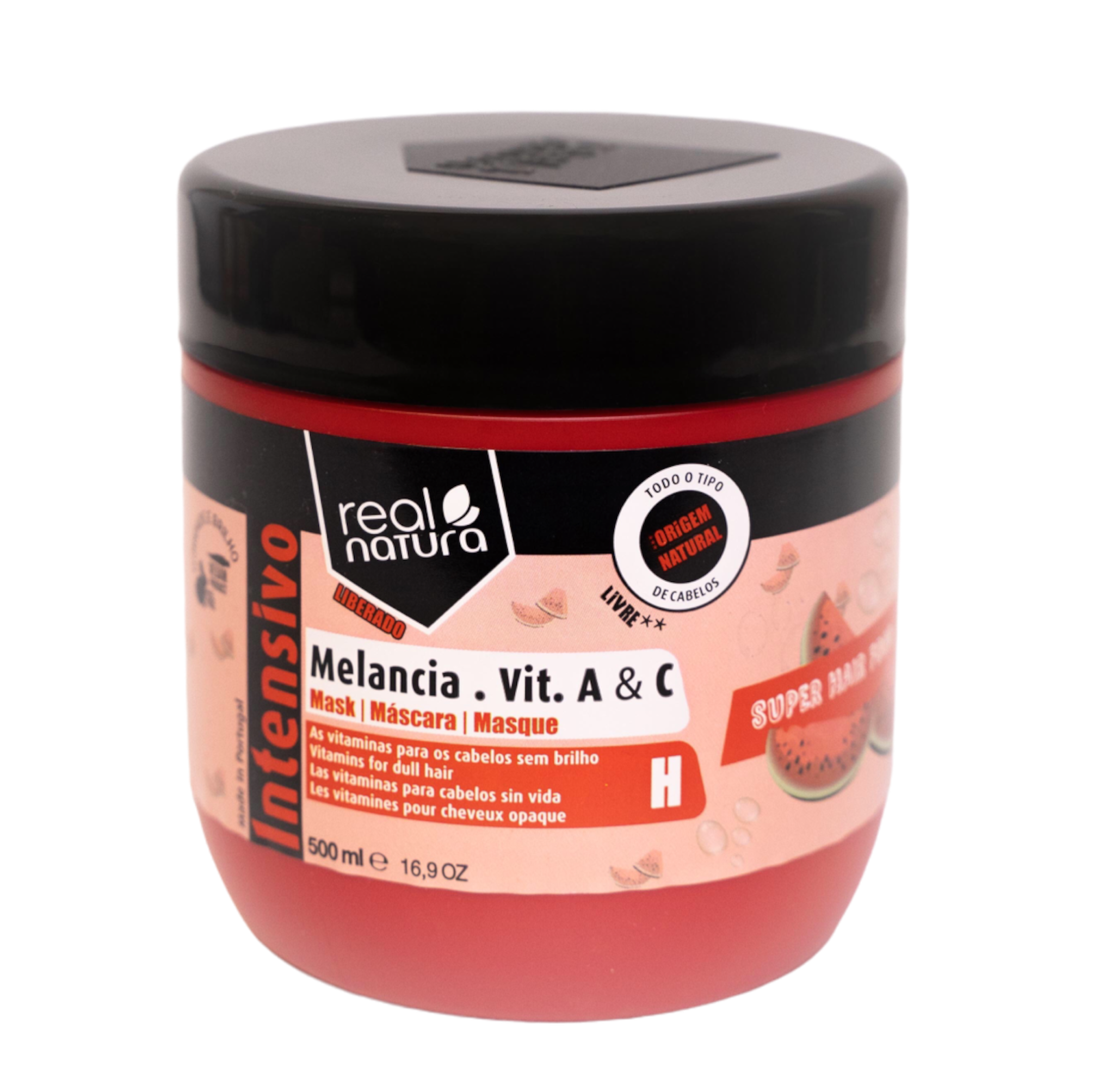 Маска Super hair food melância vitamina A+C для увлажнения волос 500 мл (1829)