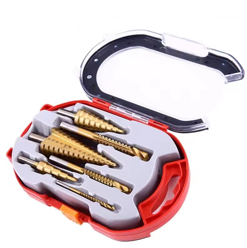 Набор титановых сверл NewSha HSS Steel в пластиковом кейсе 6 шт. (28063176)