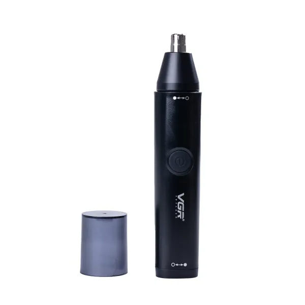 Тример для носа та вух VGR V-613 акумуляторний з насадками Чорний (30067414)