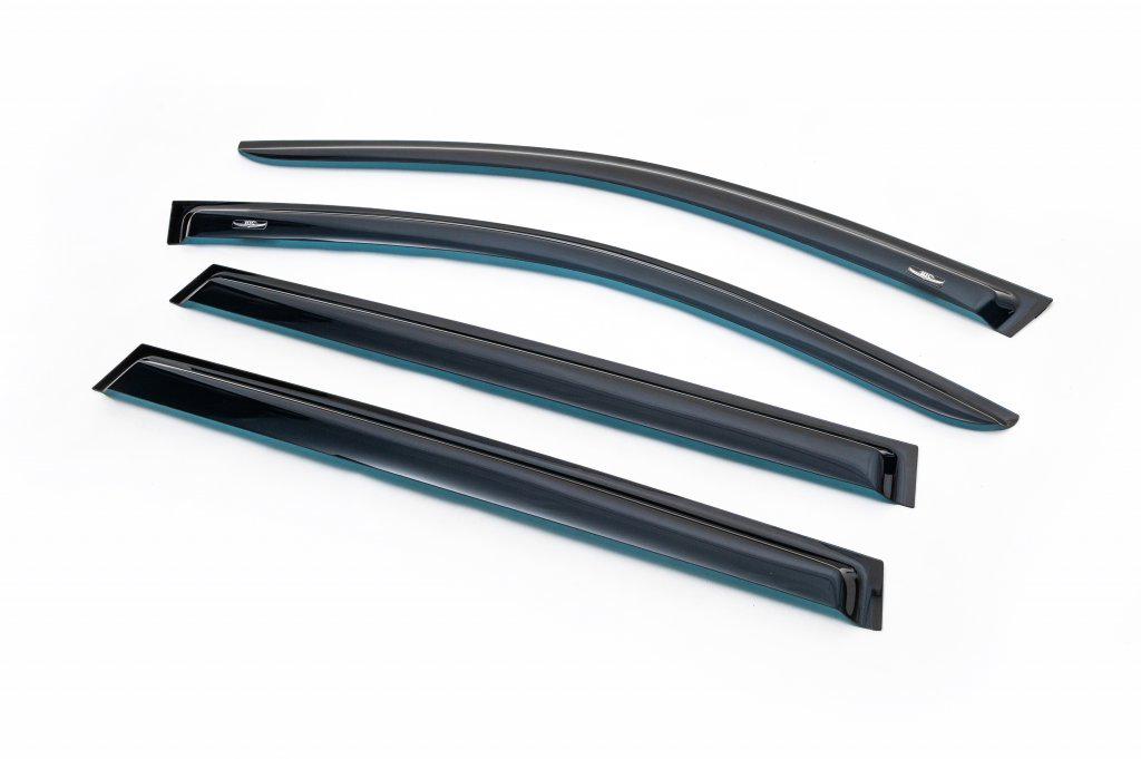 Ветровики SW HIC для BMW 5 серия E-60/61 2003-2010 гг. поликарбонат Черный