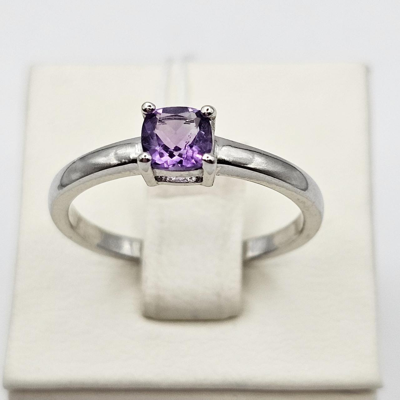 Кольцо серебряное с аметистом р. 18 2,21 г (2828296865) Кольцо серебряное с аметистом р. 18 2,21 г (2828296865)