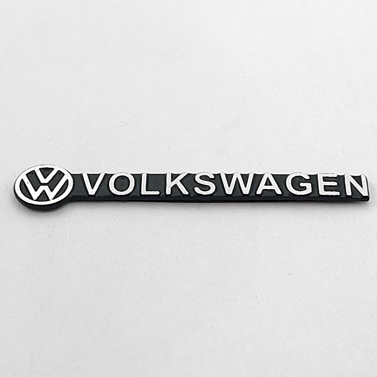 Эмблема надпись Volkswagen 4,5х0,8 см (2892565307)