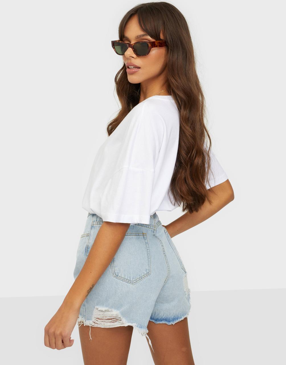 Шорти джинсові Missguided з високою талією L - фото 5 Шорти джинсові Missguided з високою талією L - фото 5