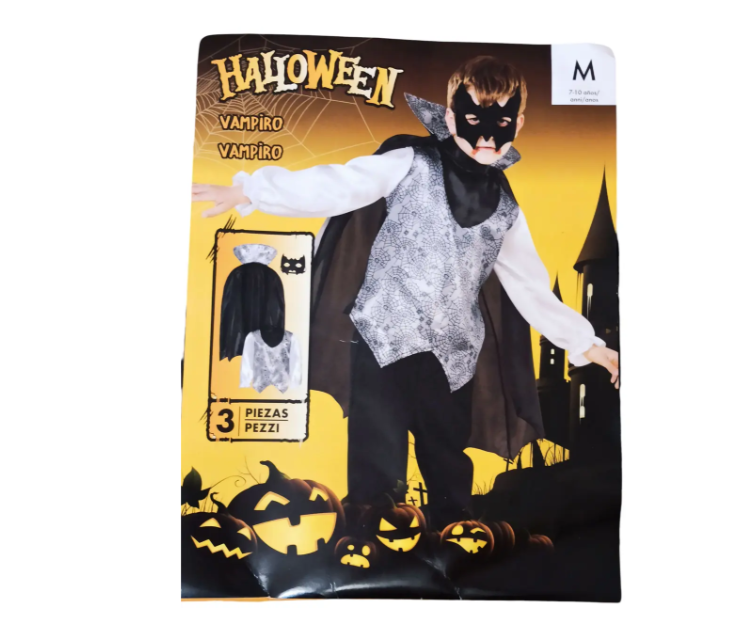 Костюм на Хэллоуин для мальчика Вампир S Черно-серый (305500) - фото 4 Костюм на Хэллоуин для мальчика Вампир S Черно-серый (305500) - фото 4