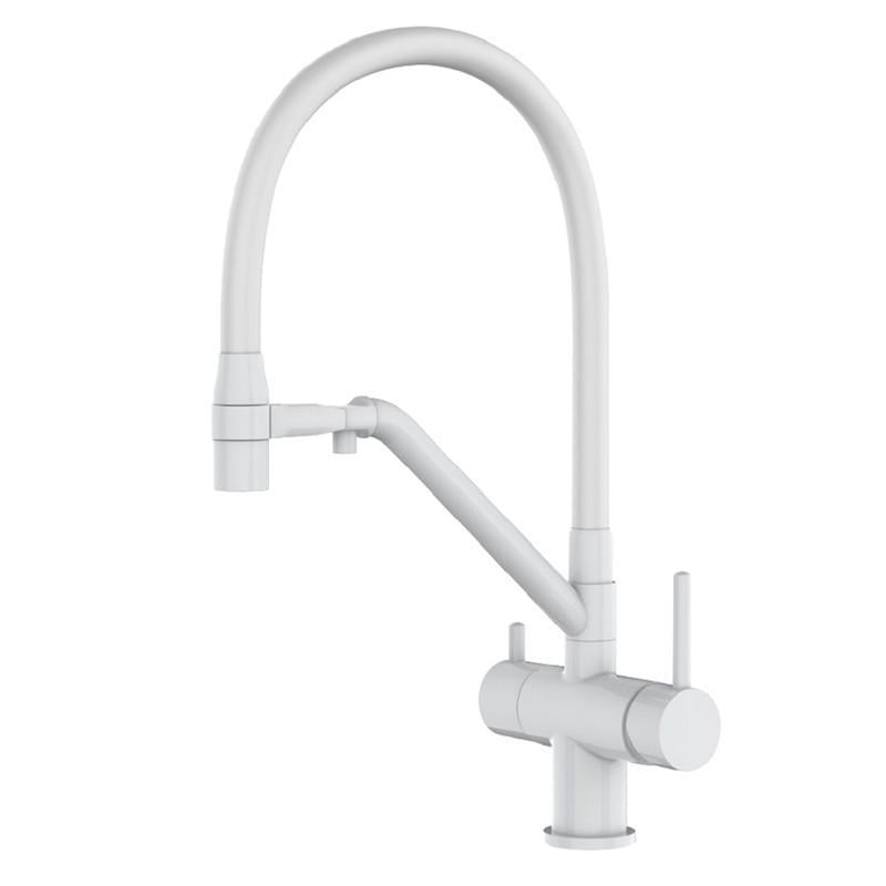 Змішувач для кухні KOER KB-72006-03 Білий/Синій (KR3381)