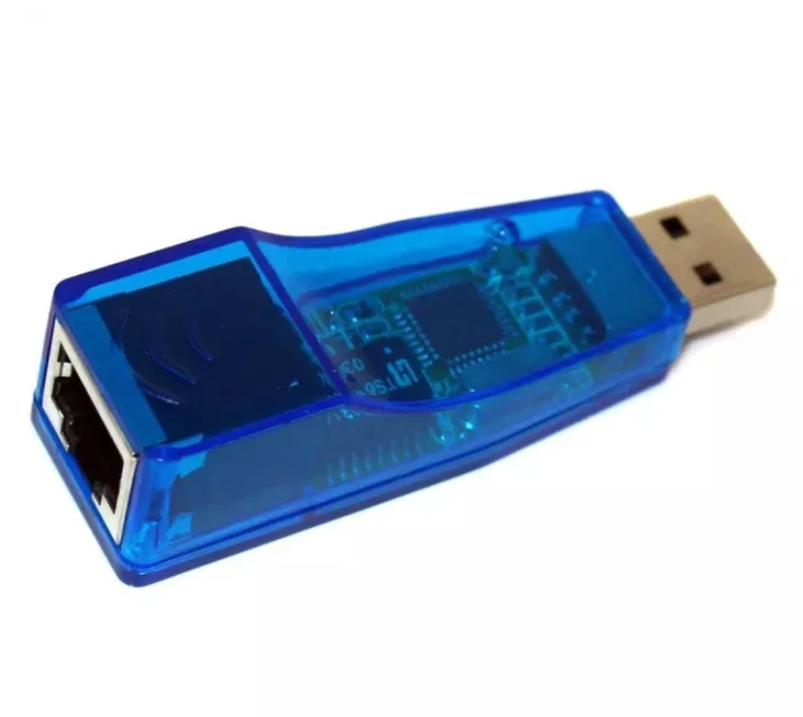 Адаптер мережевий перехідник PIX-LINK USB LAN 001 мережна карта Blue (16157) - фото 3