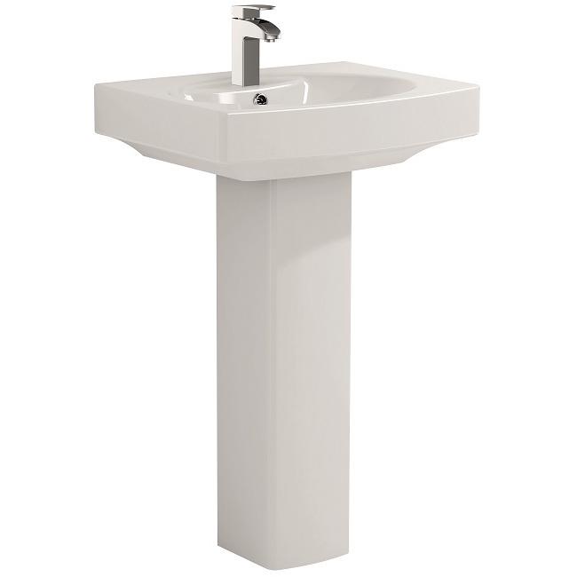 Умывальник подвесной VOLLE Benita 13-09-111 550x430x850 мм Белый (230208)