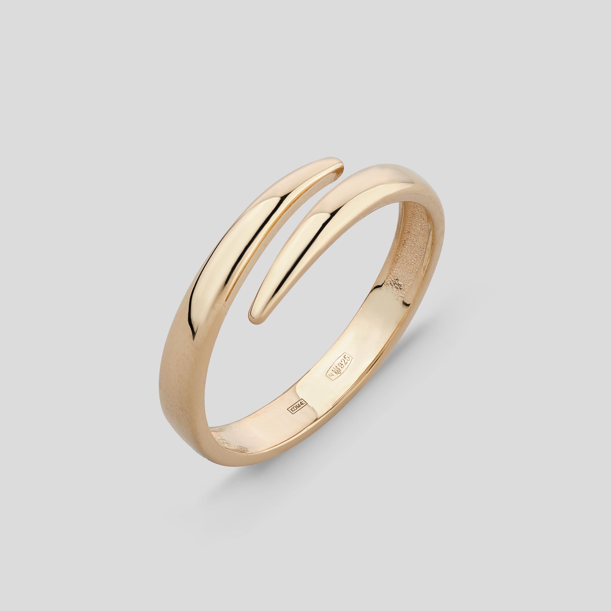 Серебряное кольцо Minimal Земное притяжение (16558)