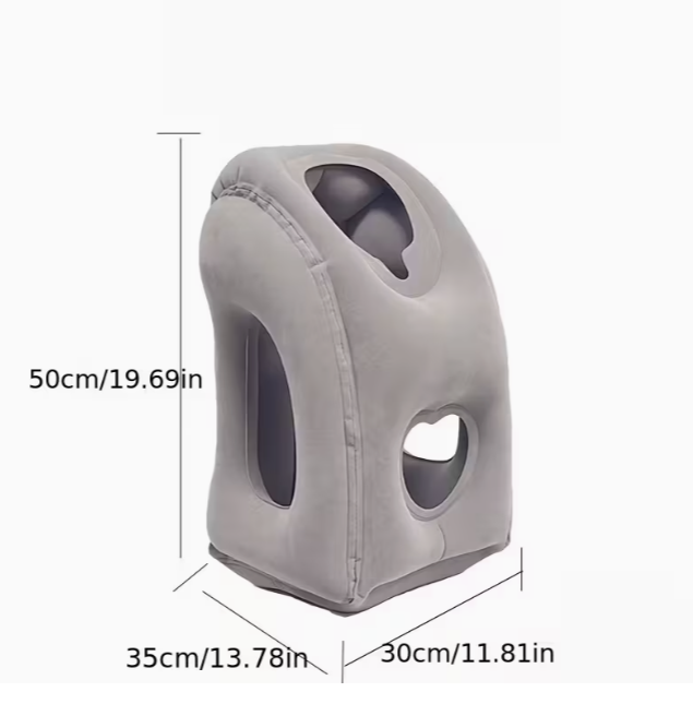 Подушка надувна в дорогу для шиї з ергономічною підтримкою (1415) - фото 2 Подушка надувна в дорогу для шиї з ергономічною підтримкою (1415) - фото 2