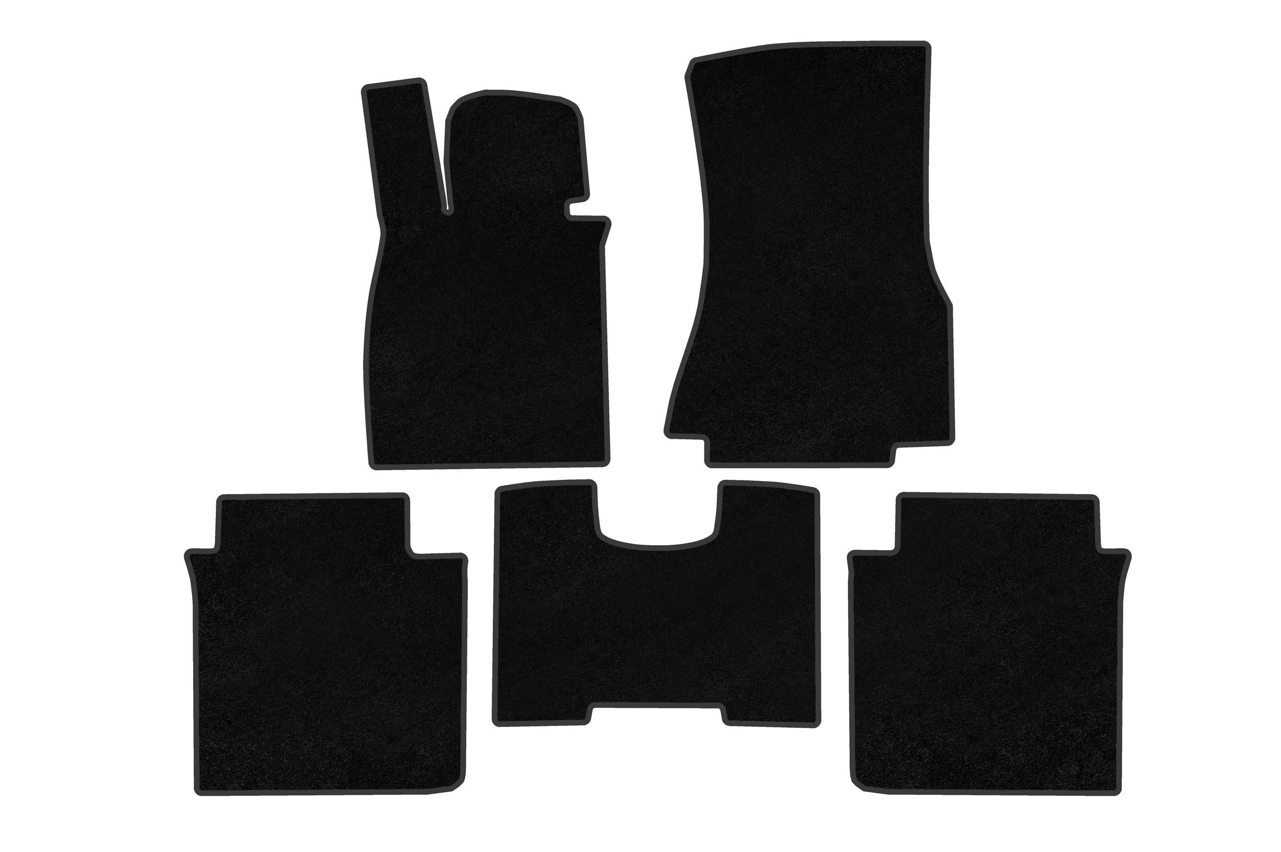 Коврики автомобильные Digital Designs Premium для BMW 7 серия G70/G71 2022- гг. ткань Черный (184895)