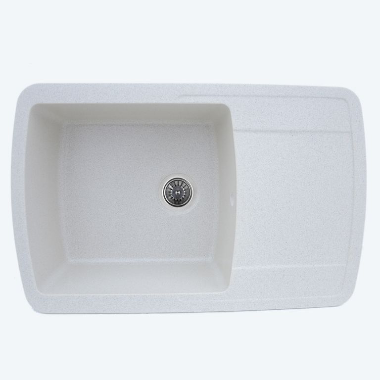 Мойка кухонная Platinum Roma 7749 Белый в точку (353312)