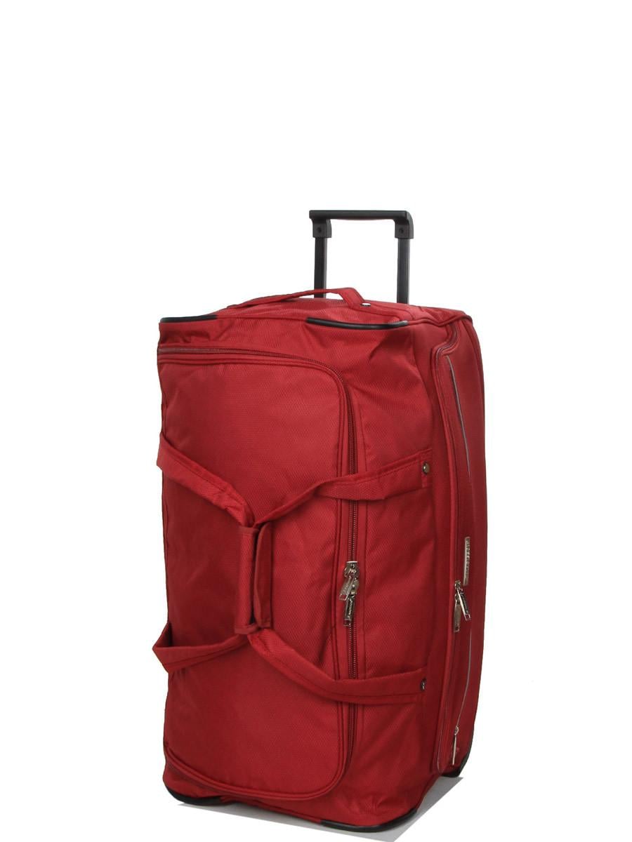 Дорожная сумка на колесах средняя Madisson M 65х30х32 59 л 2,5 кг Красный (214-62)