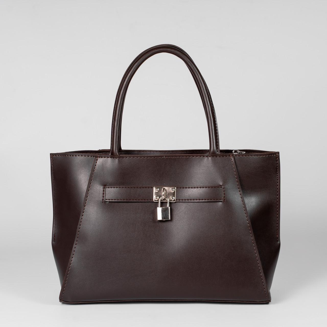 Сумка женская тоут XENIA № 24-24 Коричневый - фото 1 Сумка женская тоут XENIA № 24-24 Коричневый - фото 1