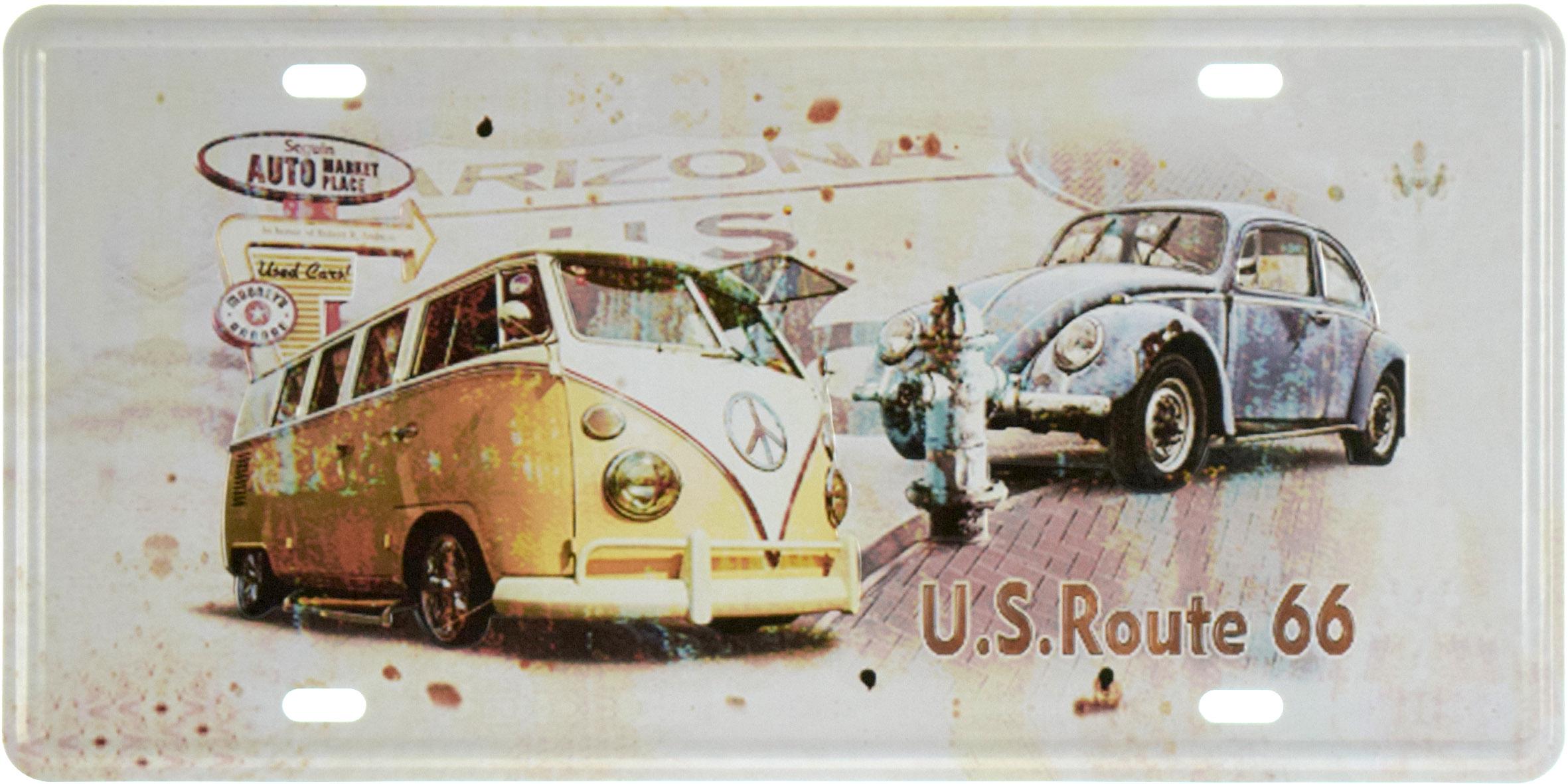 Табличка металева Arizona USRoute 66 15x30 см Табличка металева Arizona USRoute 66 15x30 см