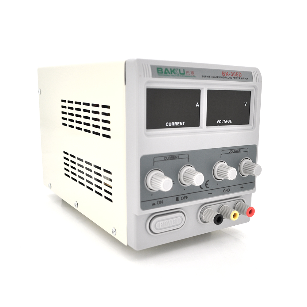 Блок питания стабилизированный BAKKU BK 305D с цифровой индикацией исходных параметров (YUT_V725)