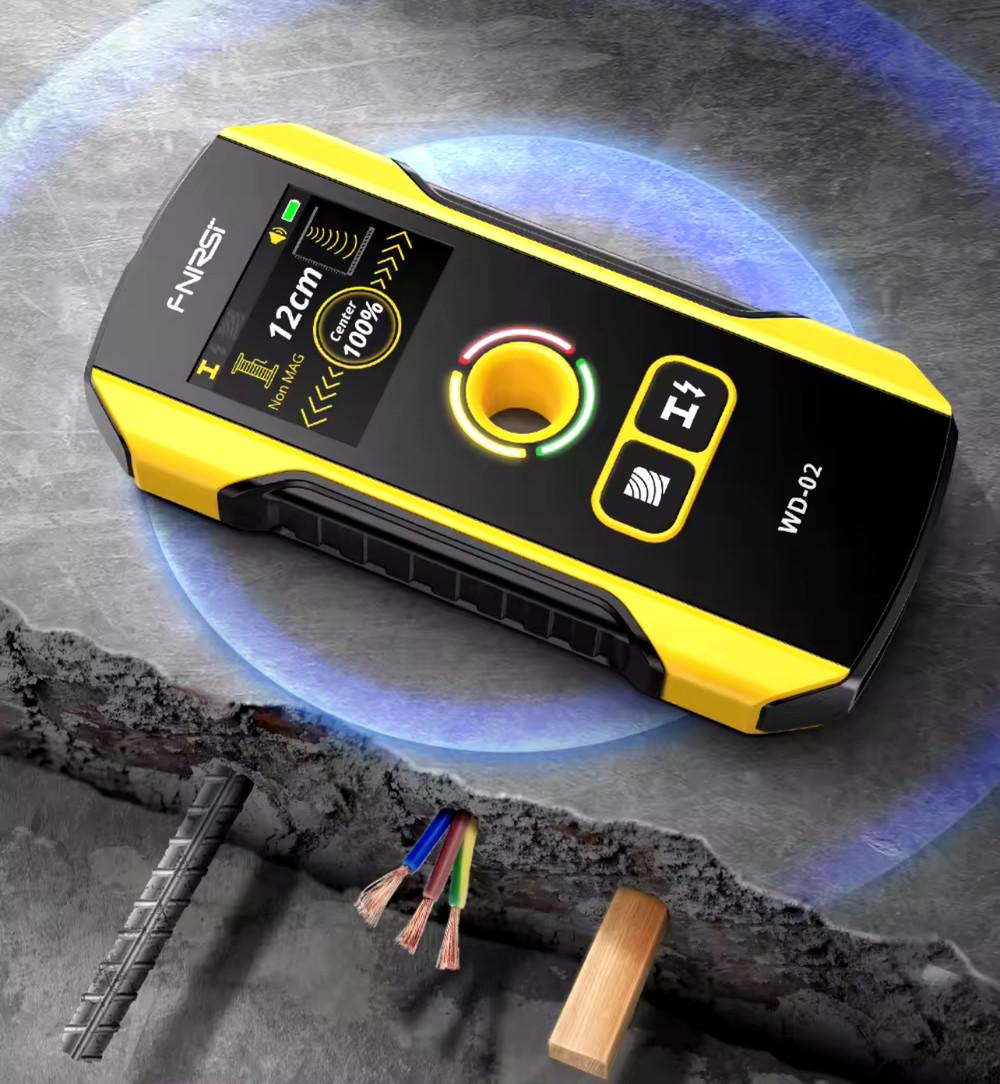 Детектор прихованої проводки та металоконструкцій і дерева Fnirsi WD-02 (24146341) - фото 2 Детектор прихованої проводки та металоконструкцій і дерева Fnirsi WD-02 (24146341) - фото 2