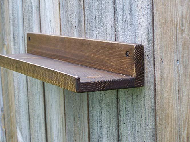 Полка настенная из дерева Хэнкок 70 см Капучино (НСП-0031709)