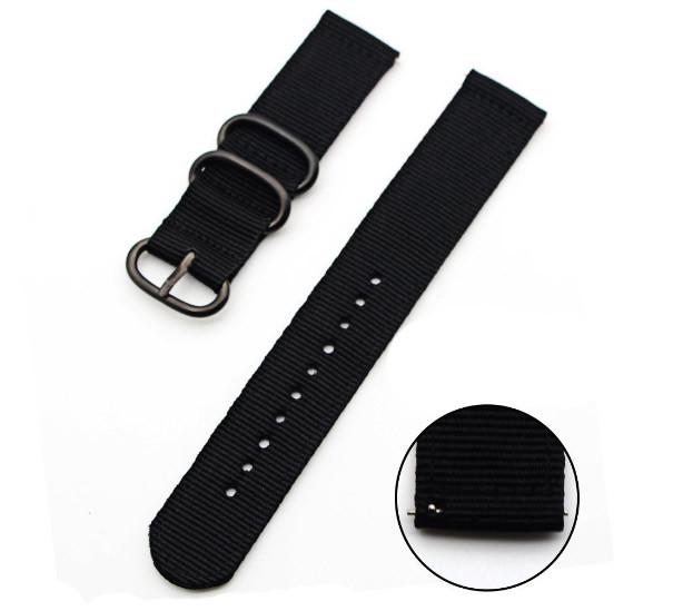 Нейлоновый ремешок Primo Traveller для часов Huawei Watch 2 Black (756486449) - фото 3